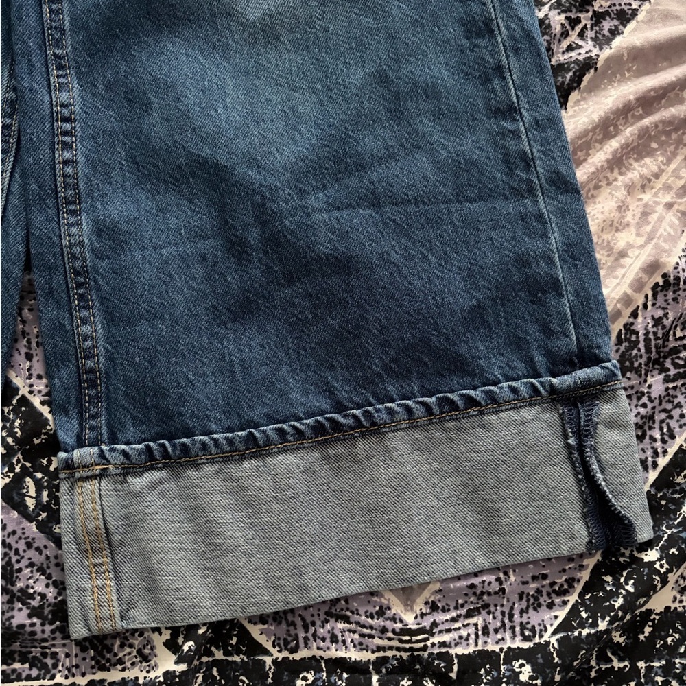 Gap Girls Boho Oversized Wide Leg Mid Rise Adjustable Waist Jeans Size 8 NWT - Picture 12 of 12